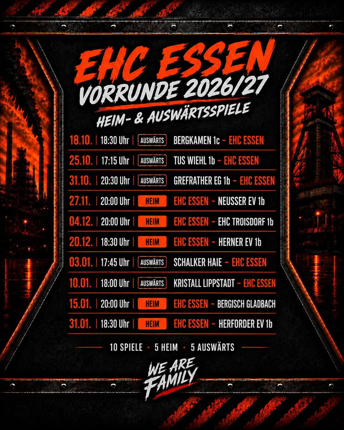 Spielplan Vorrunde