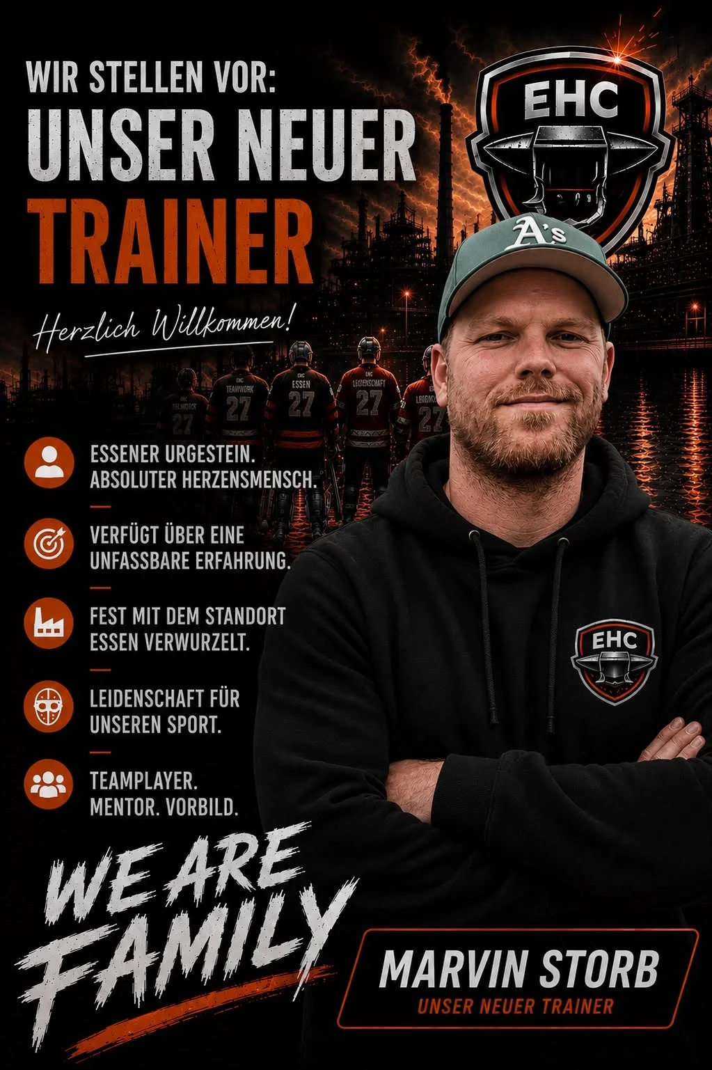 Neu im Trainerteam: Marvin Storb