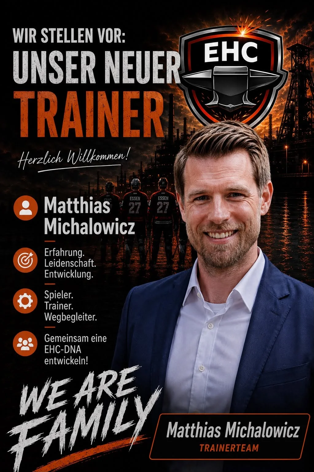Neu im Trainerteam: Matthias Michalowicz