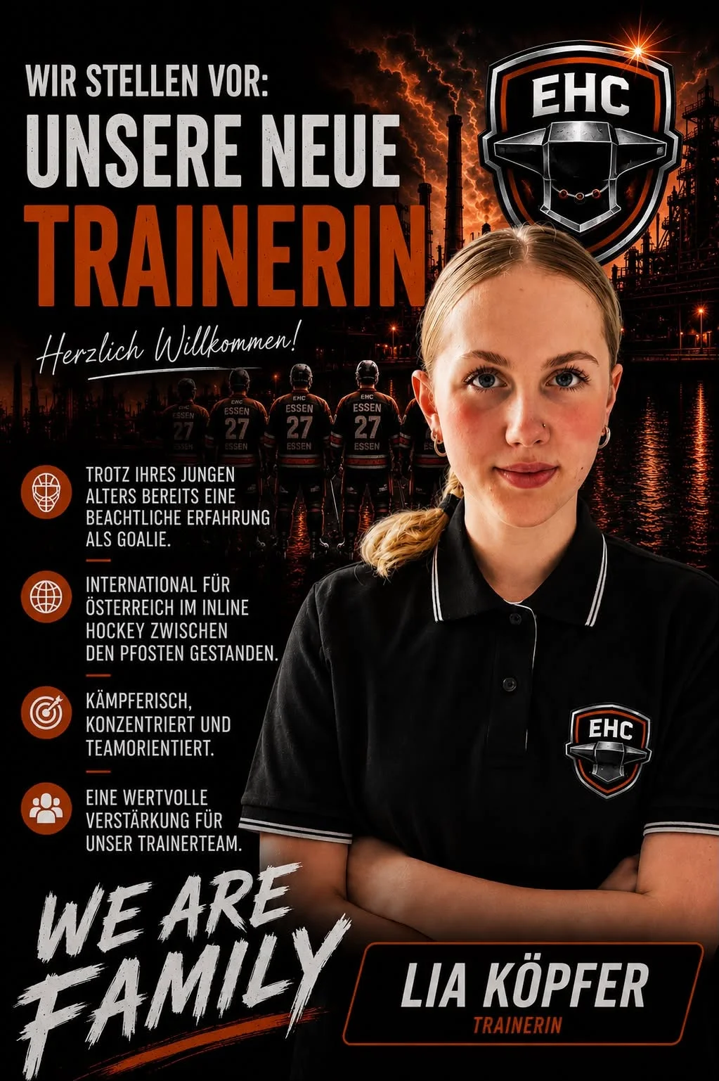 Neu im Trainerteam: Lia Köpfer