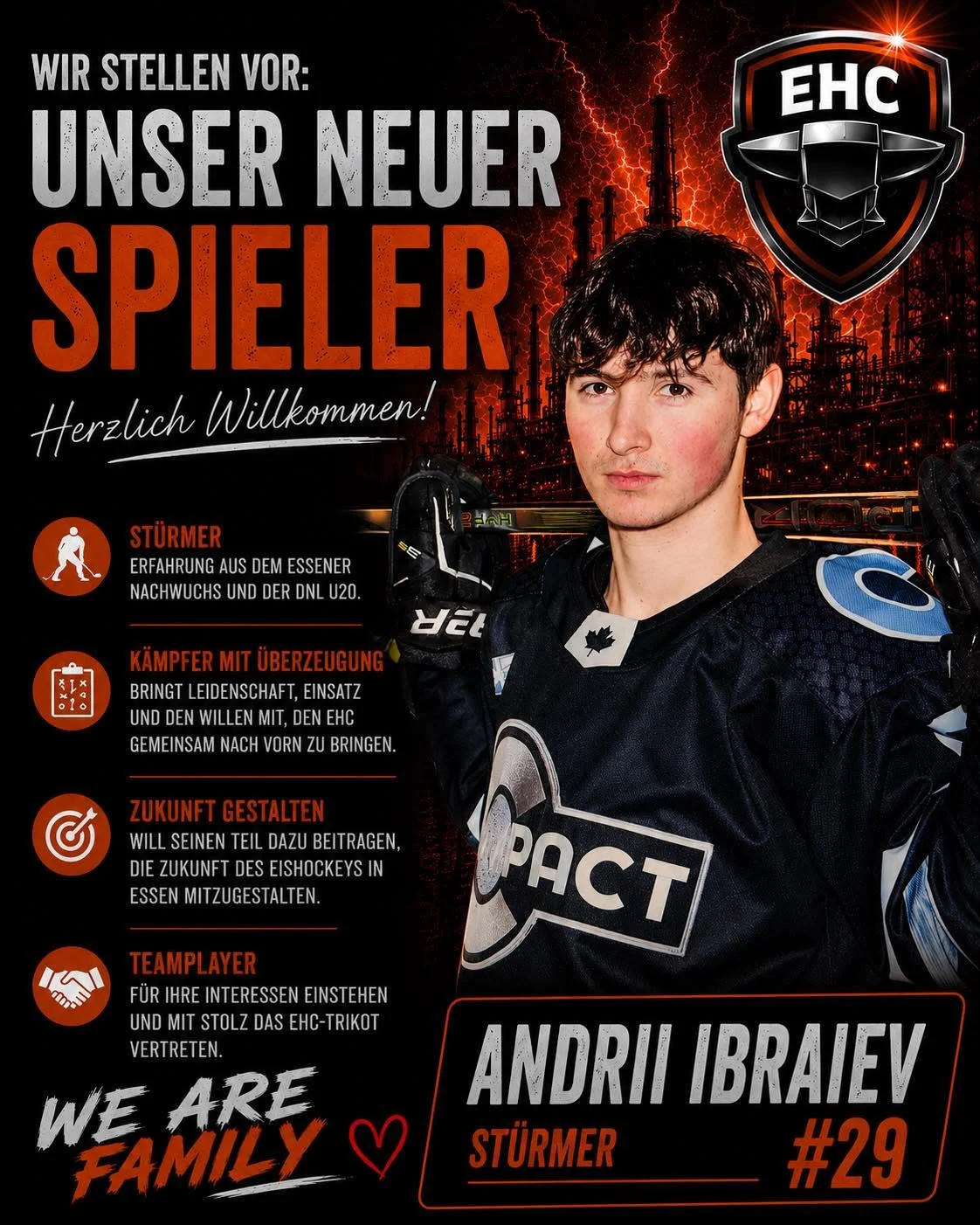 Wir stellen vor: Neuer Spieler Andrii Ibraiev