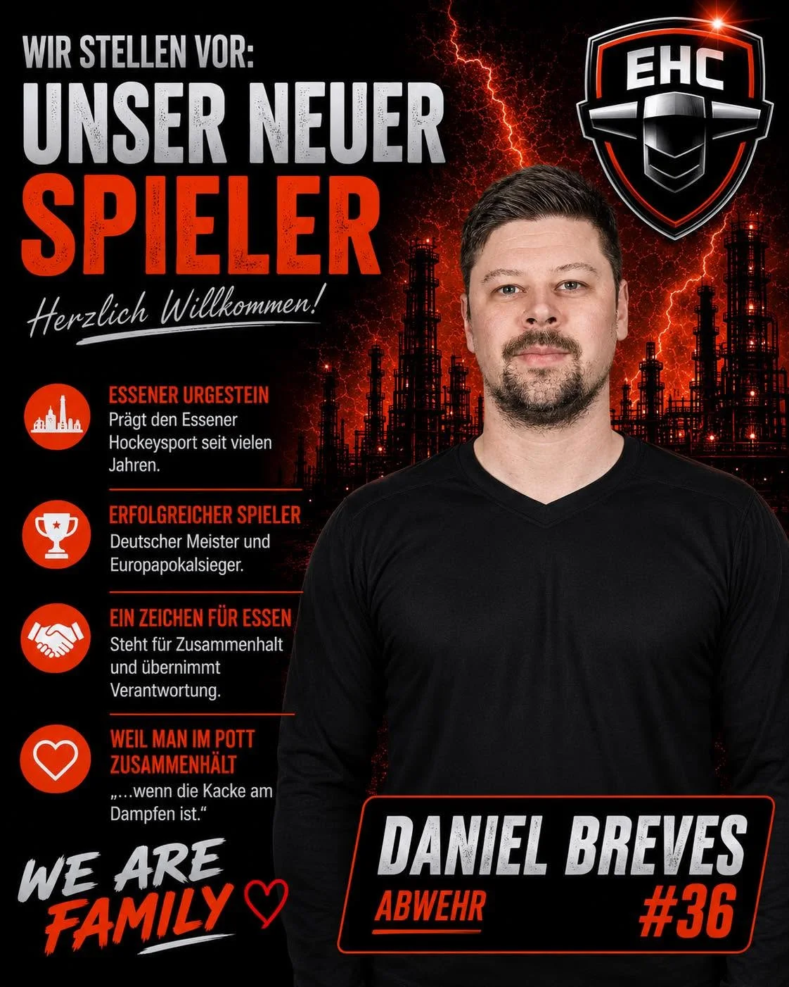 Wir stellen vor: Neuer Spieler Daniel Breves