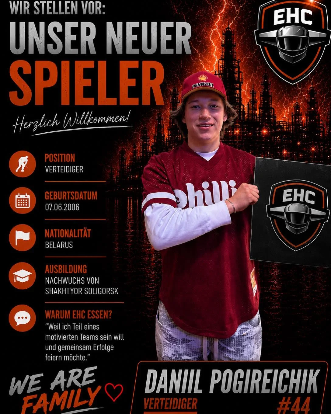Wir stellen vor: Neuer Spieler Daniil Pogireichik