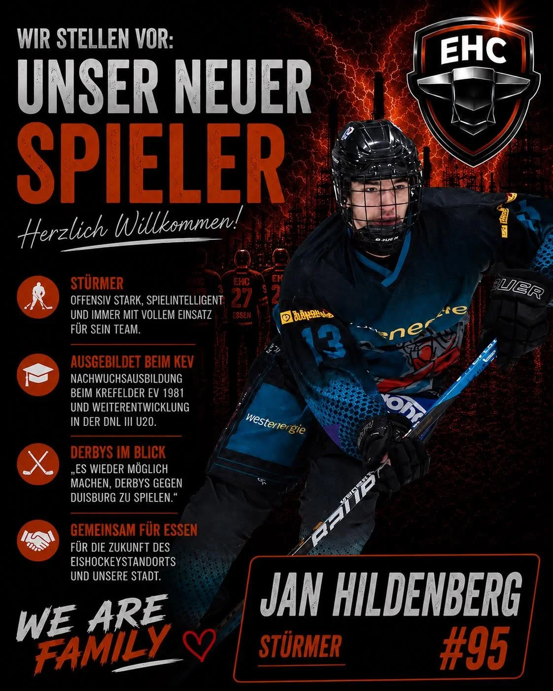 Wir stellen vor: Neuer Spieler Jan Hildenberg