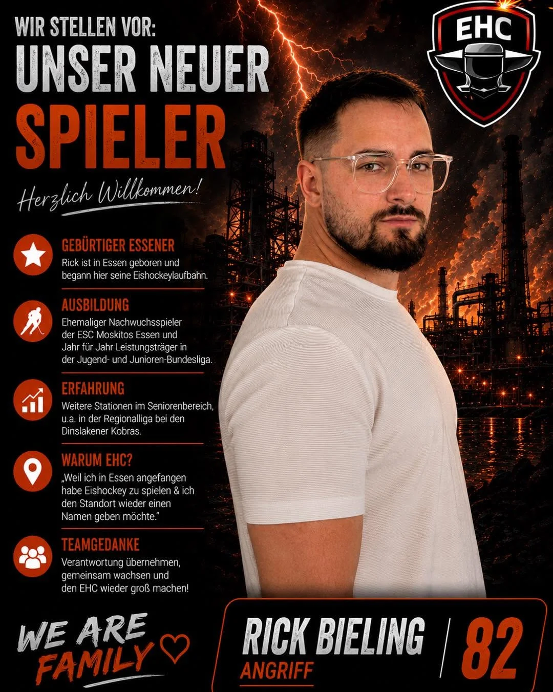 Wir stellen vor: Neuer Spieler Rick Bieling