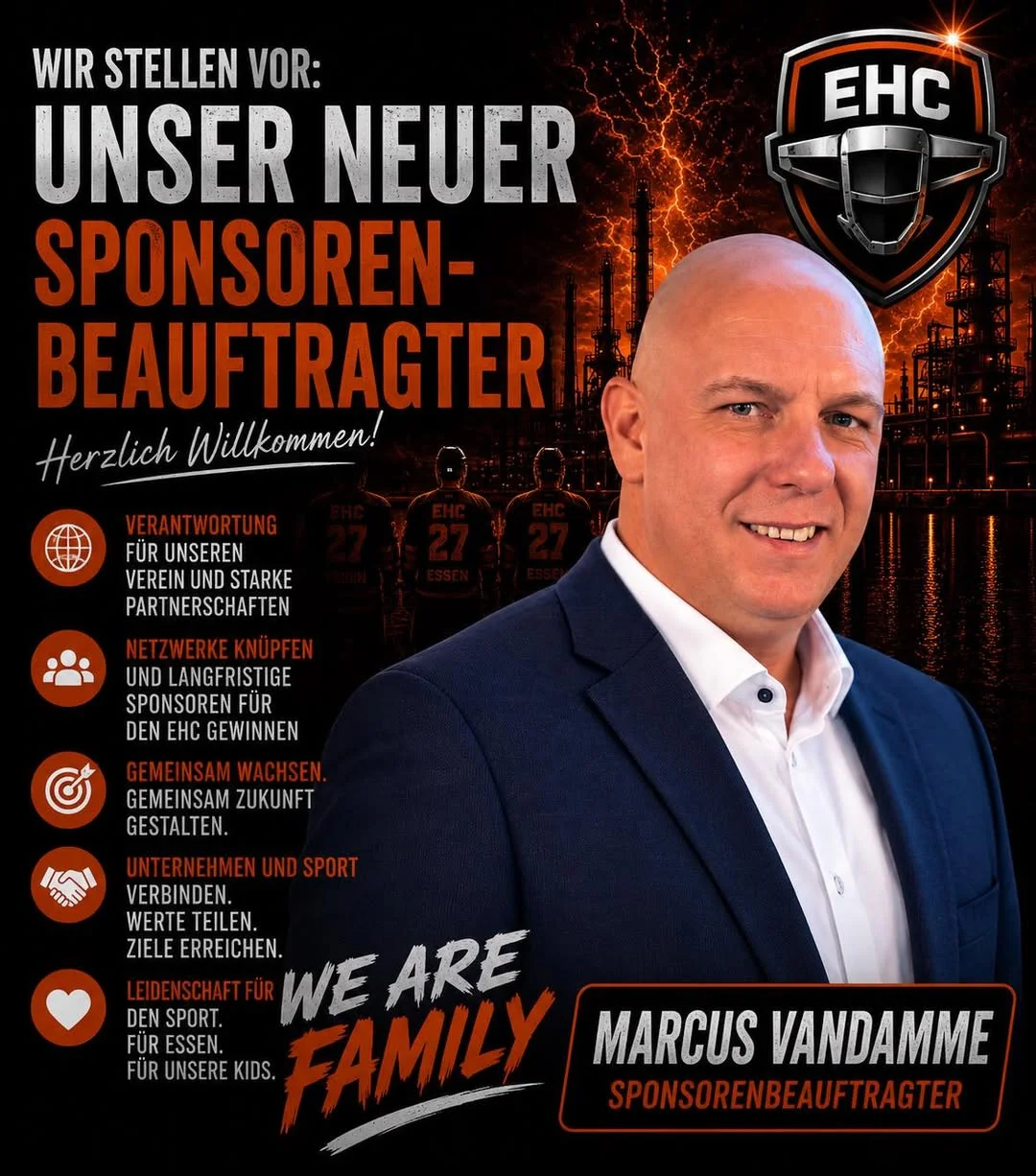 Sponsorenbeauftragter Marcus Vandamme
