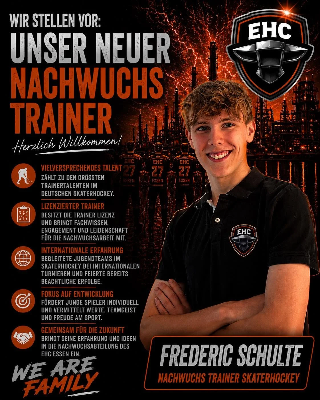 Unser neuer Nachwuchstrainer: Frederic Schulte