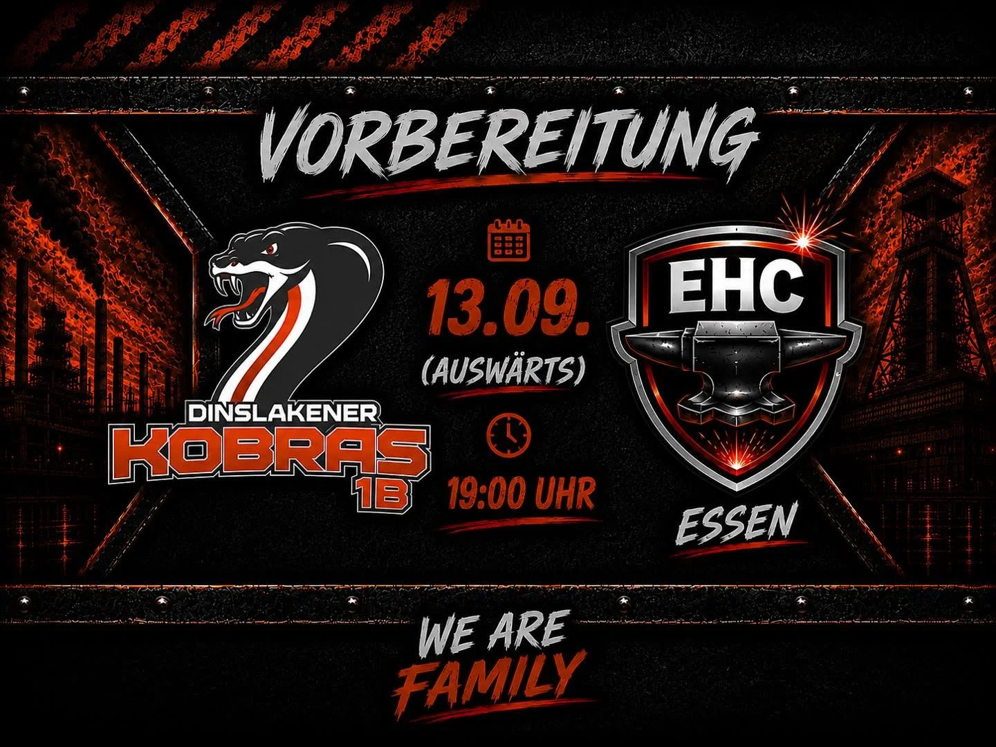 Vorbereitung: Dinslakener Kobras 1B vs EHC Essen