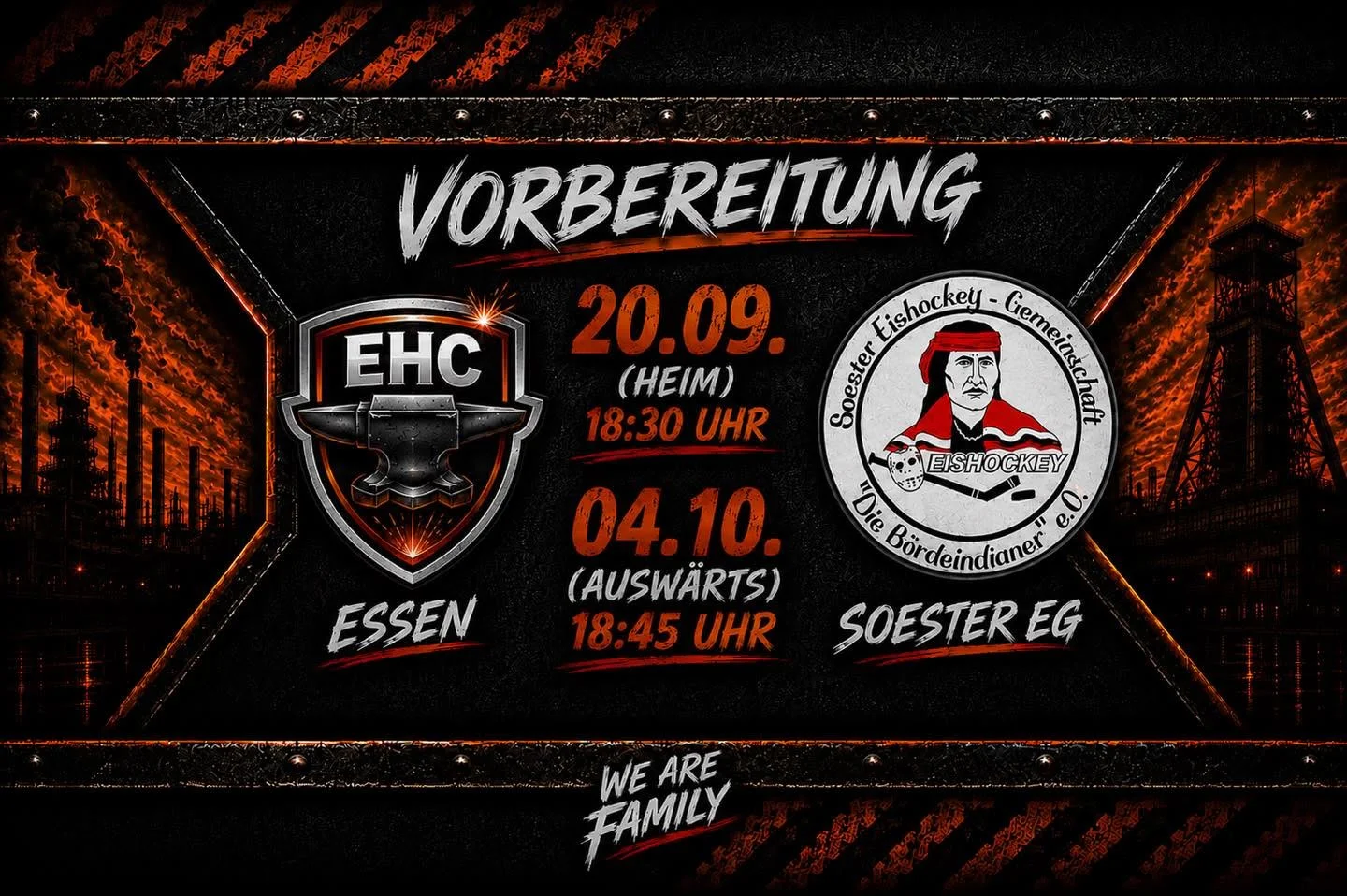 Vorbereitung: EHC Essen vs Soester EG