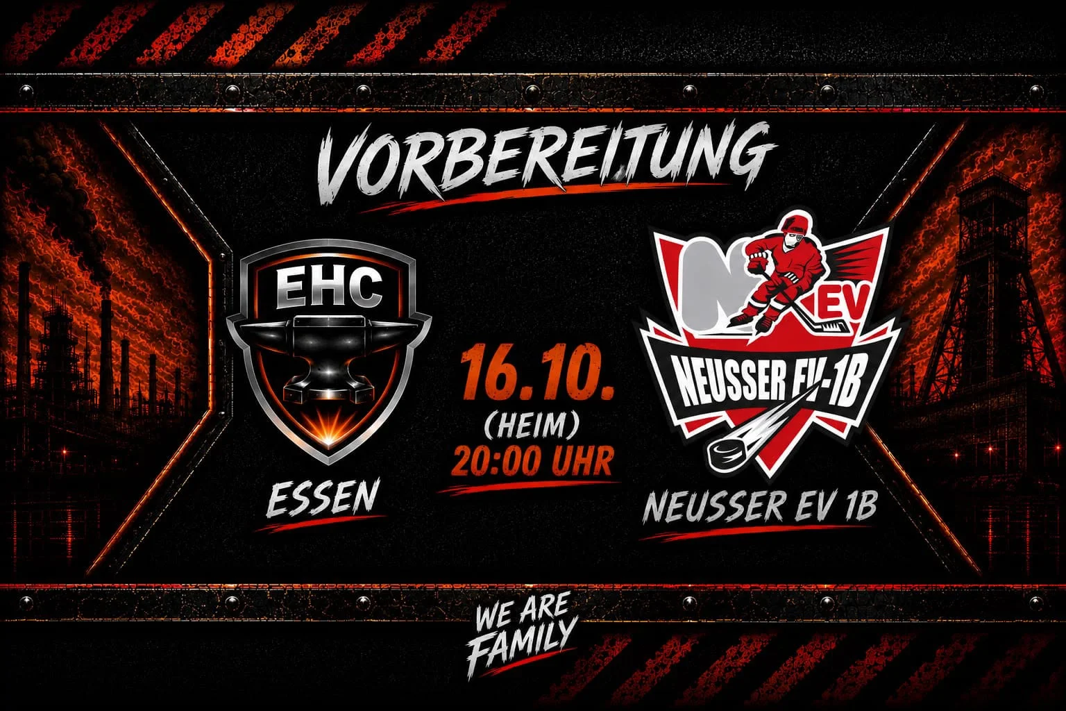 Vorbereitung: 16.10.2026 EHC Essen vs. Neusser e.V.1b