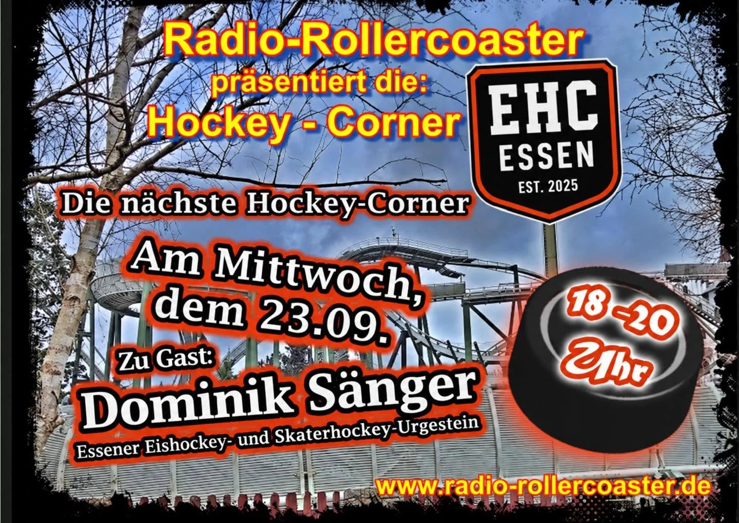 Radio RollCoaster: DONNERSTAG IST EHC-CORNER!