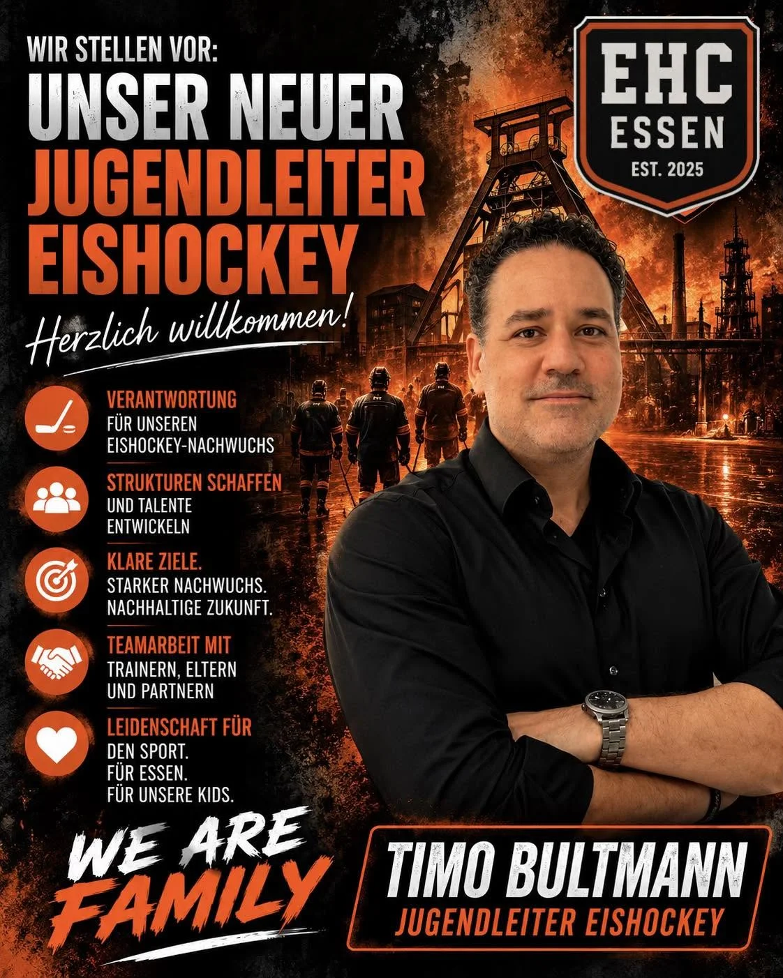 Wir stellen vor: Unser neuer Jugendleiter Eishockey