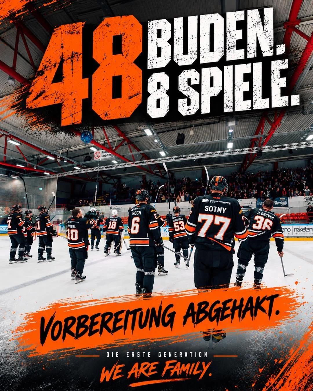48 Buden, 8 Spiele