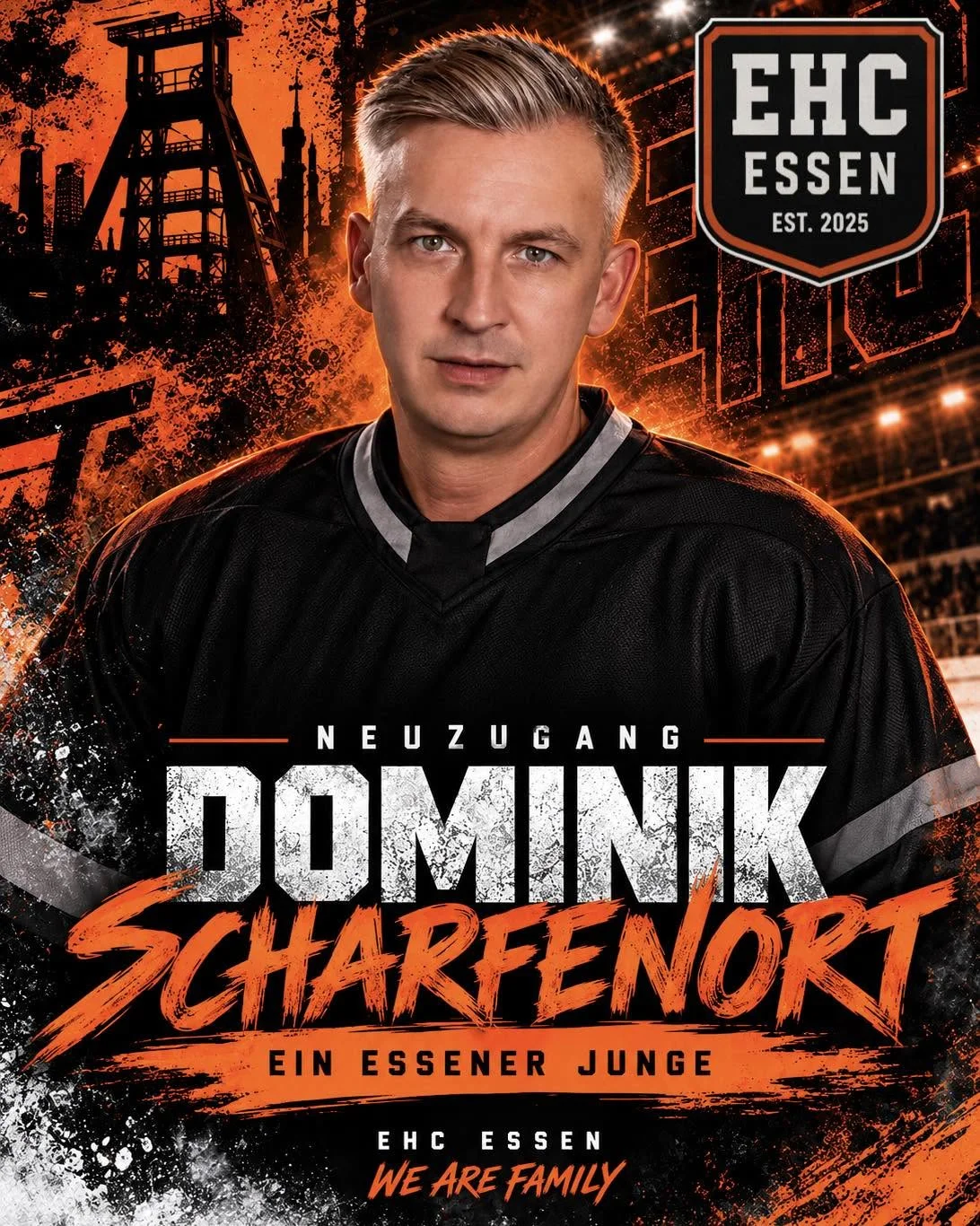 Neuer Spieler: Dominik Scharfenort