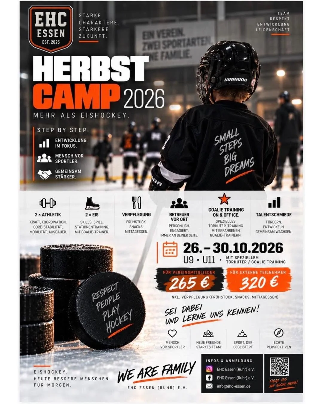 EishockeyHerbstcamp: vom 26.10.2026 bis 30.10.2026