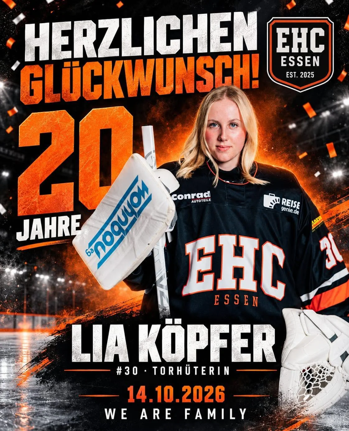 Herzlichen Glückwunsch zum 20. Geburtstag, liebe Lia! 🥳
